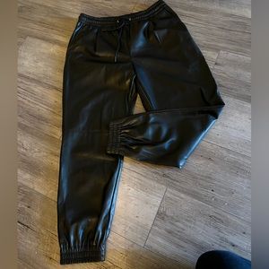 Zara faux leather pants